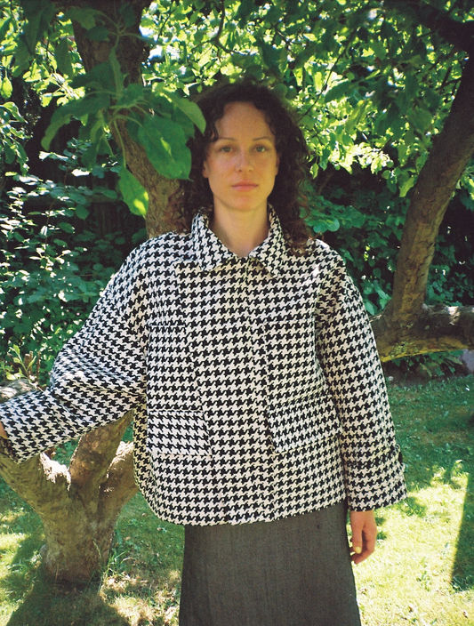 ASTA JACKET HOUNDSTOOTH